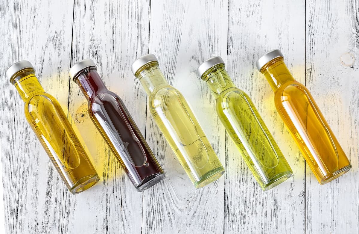 Various Samples of Premium Cooking Oil